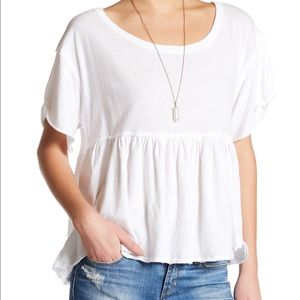Free People odyssey top white size small